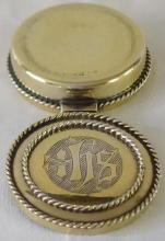 Sterling silver gilt Communion Pyx